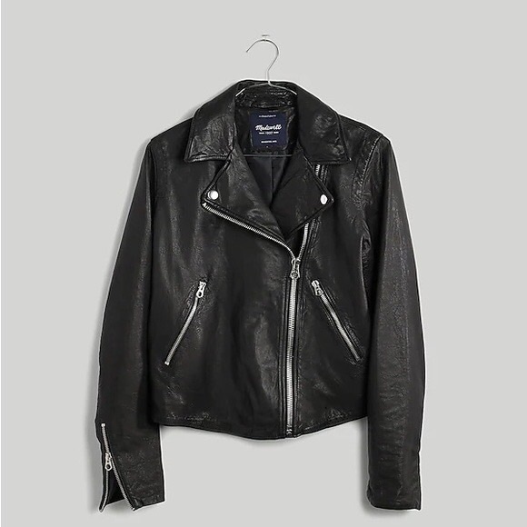 NWOT Madewell Leather Jacket — Medium - Picture 1 of 10